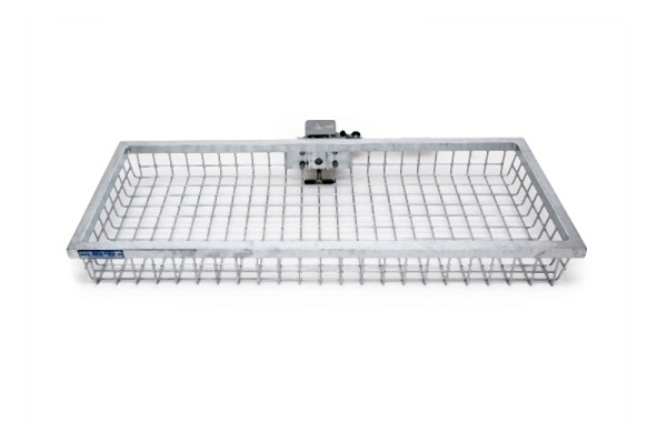 Porte-bagages arrière Optimal, pliable avec dégagement rapide, dimensions 1200 x 500 x 125 mm, 900298