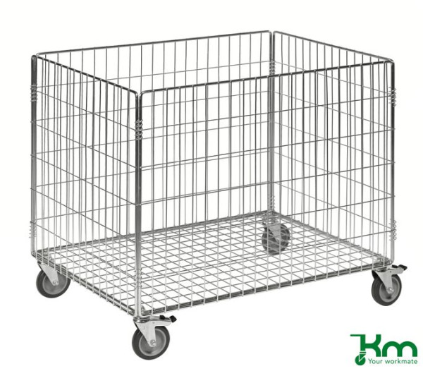 Chariot grillagé Kongamek, sans pare-chocs, KM4404-K