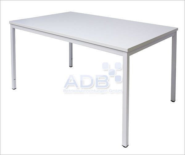 Table tubulaire en acier ADB 1200mm x 800mm x 750mm, 78530