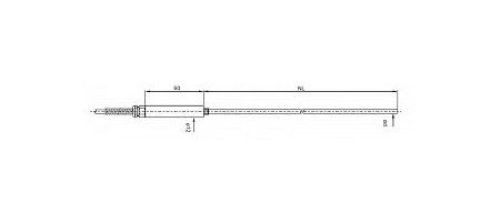 DOSTMANN PT100 Arbeitsnormal, -40...+500°C, 300 x 4,0 mm, 6000-1080