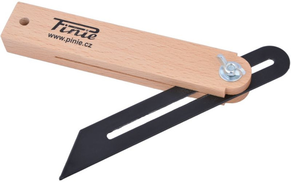 Fraise coulissante en pin avec bras en acier, 40-8