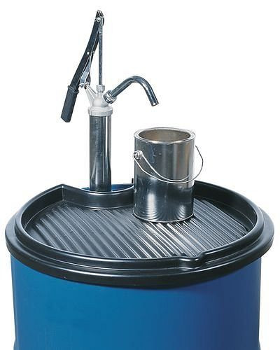 Couvercle de remplissage de sécurité DENIOS, pour fûts à bonde en acier d'un volume de 200 litres, 164-366