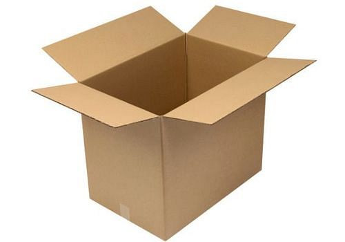 Boîte pliante en carton ondulé TransPak 2 parois, dimensions intérieures 600 x 400 x 500 mm, qualité 2.30BC, paquet de 15, 299382