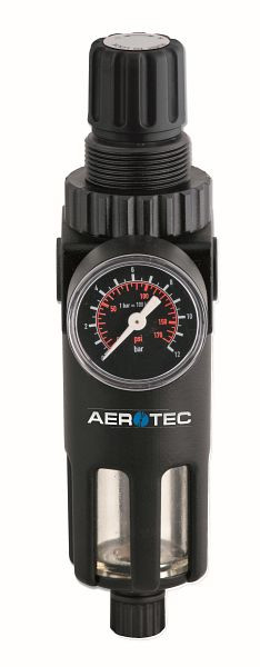 AEROTEC filtre régulateur de pression 1/4" réducteur de pression manomètre compresseur, 2010212