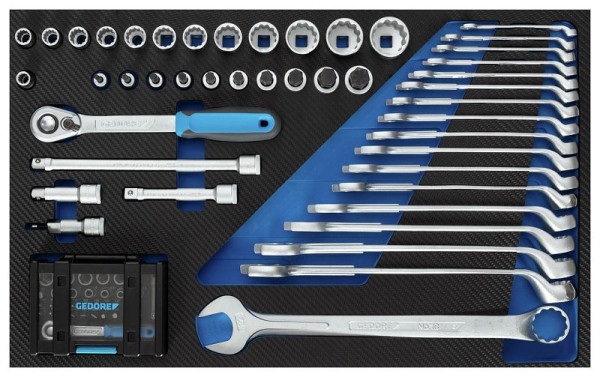 Assortiment d'outils GEDORE en plaquettes CT, 173 pièces, 3411451