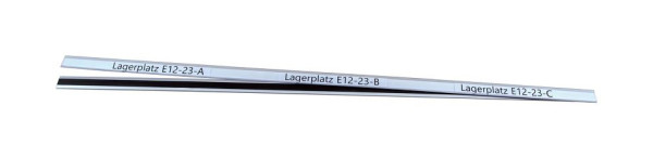 Porte-étiquette magnétique Eichner, dimensions : 25 x 1000 mm, UE : 10 pièces, 9218-03034