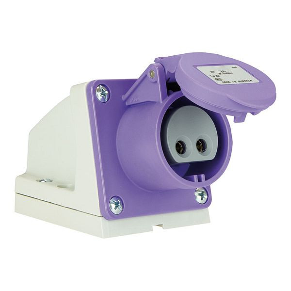 ELSPRO CEE-Wandsteckdose 3polig/32A/24V, 119x71x85 mm, WSD2433