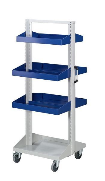 Baignoires de base ANKE; 800 x 720 x 1950 mm; RAL 7035/5010; avec 2 x bac 250 mm (1 x par côté); 4 x bac 350 mm (2 x par côté), 962.063