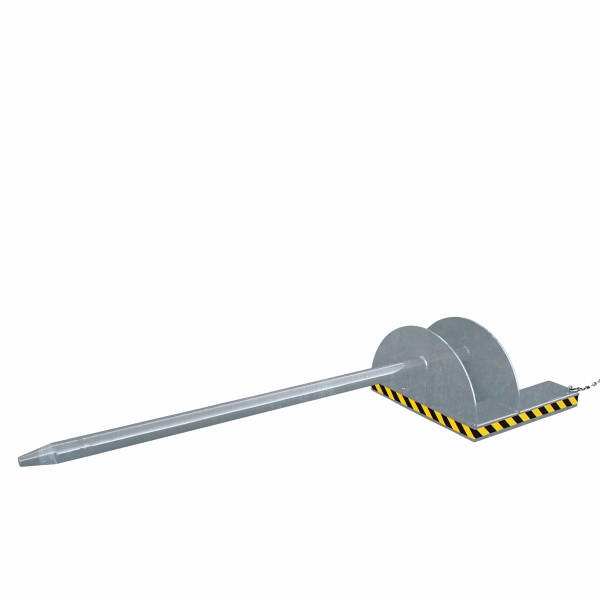 Eichinger Industrie supportant la prise de mandrin par fourches, 1000 kg, longueur 2800 mm, diamètre du mandrin 85 mm, galvanisé à chaud, 20870100002000