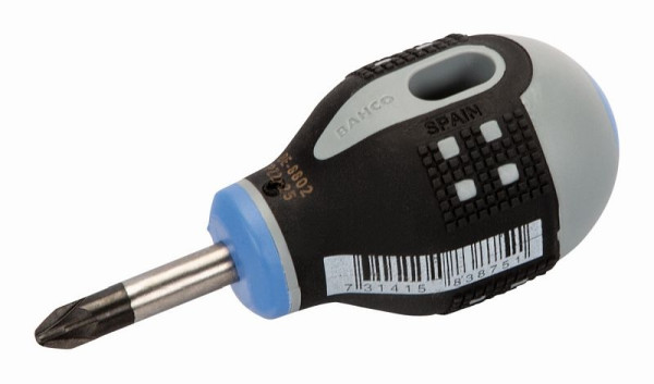 Tournevis Bahco, Ergo™, court, PZ 1, 83 mm, BE-8801