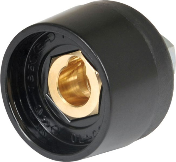 Prise à encastrer ELMAG 35/50/70 mm² pour broche Ø 13 mm, rapport cyclique 60% à 400A, 55325