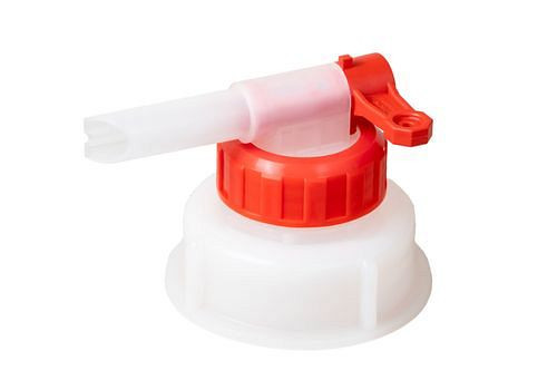Robinet en plastique DENIOS AH 61, Ø filetage 61 mm, 158-094