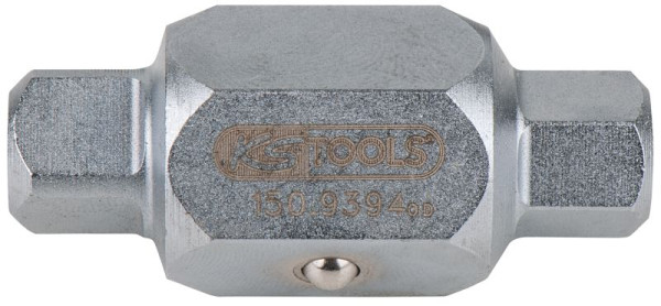 Douilles KS Tools pour bouchons de vidange d'huile, 6 pans 12 mm + 4 pans 11 mm, 150.9394