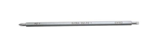 ELORA Variante de lame de tournevis, rainure et rainure, 552, lame: PZ 3, 0552000035500