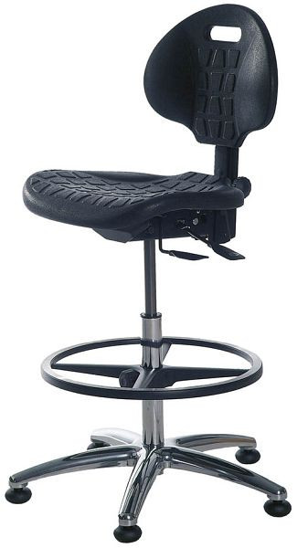 Bedrunka+Hirth version chaise haute hauteur d'assise de 540 à 800 mm, E1710.PU