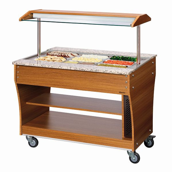 Chariot buffet Bartscher, chaud, 3x 1/1GN, 125614