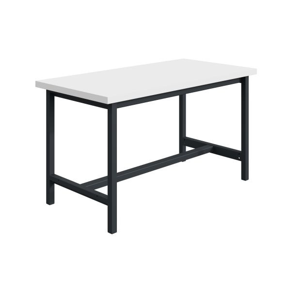Etabli SOFAME PTH L 1200 x P 750 x H 838 mm, plan de travail mélaminé 38 mm, gris anthracite RAL 7016, W010020029GA
