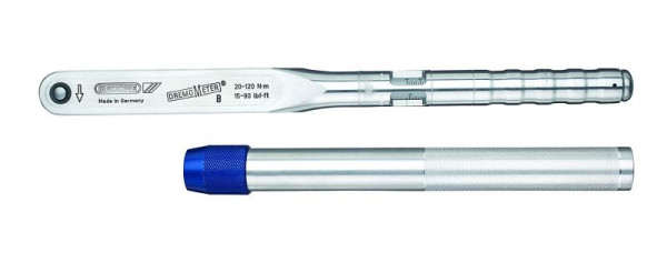 GEDORE Dremometer BR 1/2" 25-120 Nm avec tube en aluminium, 2926989