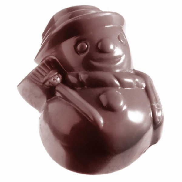 Moule à chocolat Schneider - bonhomme de neige, 275 x 135 x 24 mm / 38 x 30 x 20 mm, 15 g, 3 x 7 pièces, 421333