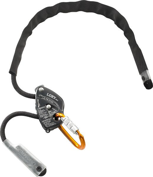 Descendeur Skylotec Lory Pro, Ensemble Ovaloy Tri / KOBRA TRI, Lory PRO, Attache avec FS 64 Alu, longueur: 2m, L-0691-2