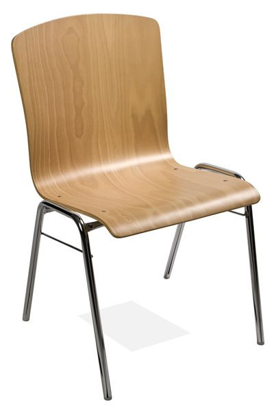 Chaise empilable Kaiser KS23-N3, forme : N3, structure : tube rond, UE : 6 pièces, KS23-N3