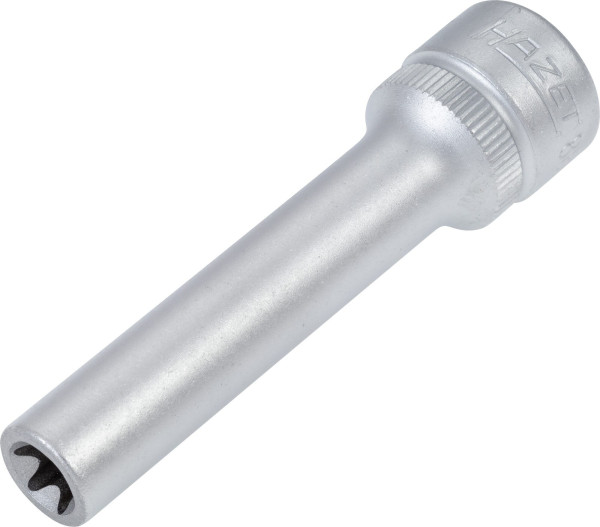 Insert pour clé à douille Hazet TORX®, carré creux 10 mm (3/8 pouce), profil extérieur TORX®, E8, version longue, 880LG-E8
