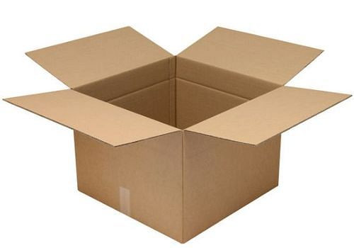 Boîte pliante en carton ondulé TransPak à 2 parois, dimensions intérieures 540 x 540 x 400 mm, qualité 2.30BC, paquet de 10, 299367