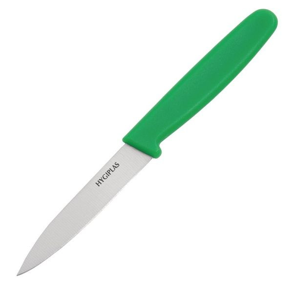 Couteau d'office Hygiplas 7cm vert, C545