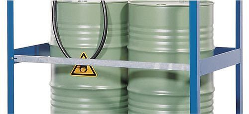 Barre de protection DENIOS pour matières dangereuses station 2 P2 et 4 P2, 114-562