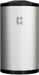 Réservoir tampon Ciarra en acier SUS304, capacité de stockage L 53, CBBF-60
