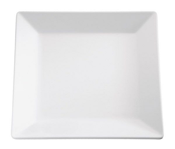 Plateau APS -PURE-, 37 x 37 cm, hauteur : 3 cm, mélamine, blanc, 83405