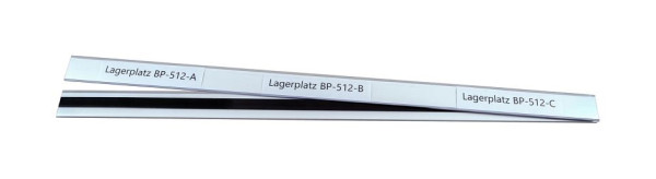 Porte-étiquette magnétique Eichner, dimensions : 80 x 1 000 mm ; UE : 10 pièces, 9218-03469