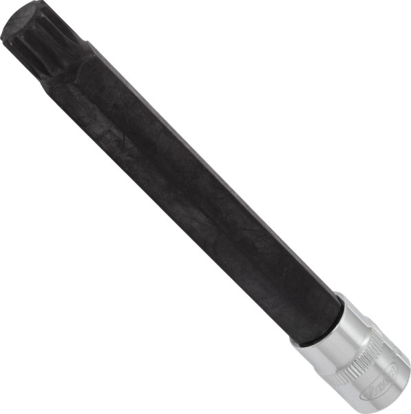 Embout de tournevis VIGOR, carré creux 10 mm (3/8 pouce), profil cannelé interne XZN, M14, longueur : 133 mm, pour commande manuelle, V6127
