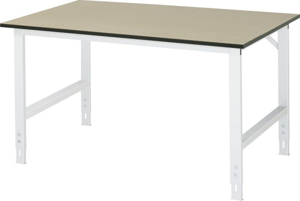 Table de travail série RAU Tom (6030) - réglable en hauteur, panneau MDF, 1500x760-1080x1000 mm, 06-625F10-15.12