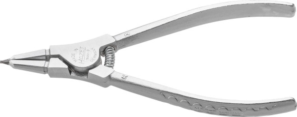Pince pour circlips Hazet, standard : DIN 5254 forme A, surface : chromée, pointe gris acier, longueur : 139 mm, 1846C-0