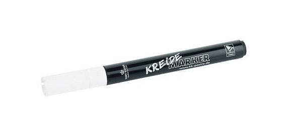 Marqueur craie Contacto, blanc rond 2 mm, 7701/020