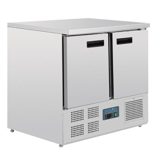 Comptoir réfrigéré Polar 2 portes, 240 litres, U636