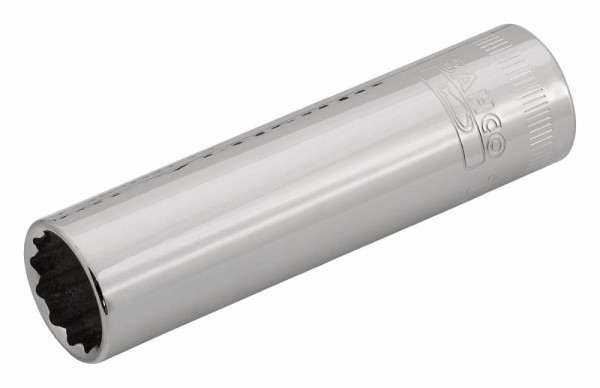 Embout pour clé à douille Bahco 3/8", 12 pans, long, SW 10 mm, emballage libre-service, SBA7402DM-10