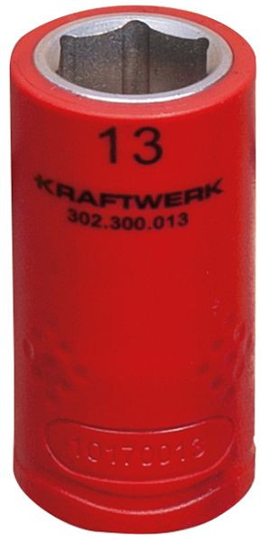 Kraftwerk Douille d'électricien 3/8" 13 mm VDE, 302.300.013