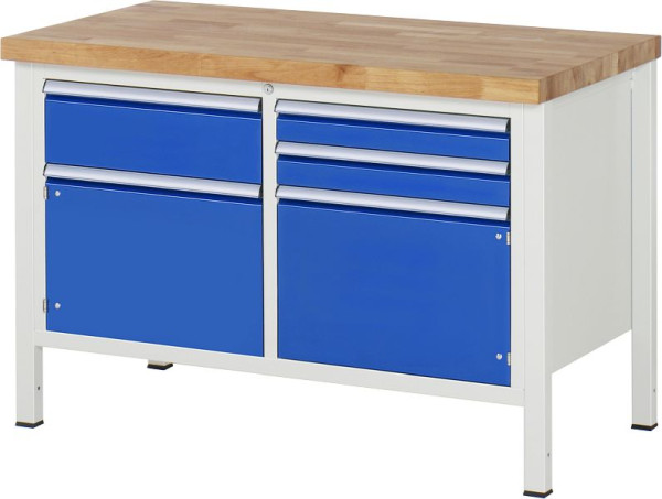 Etabli RAU série 8000 - modèle 8467, L1250 x P700 x H840-1040 mm, 13-8467A2-127B4H.11