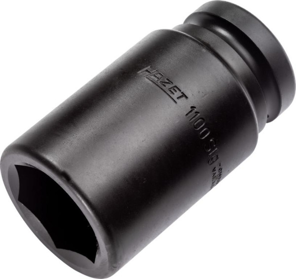 Impact Hazet, douille tournevis machine, six pans, carré creux 25 mm, profil six pans mâle, 41 mm, version longue, 1100SLG-41