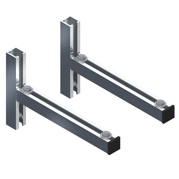 Console murale de cheminée extérieure en acier inoxydable Solarbayer, 530050101