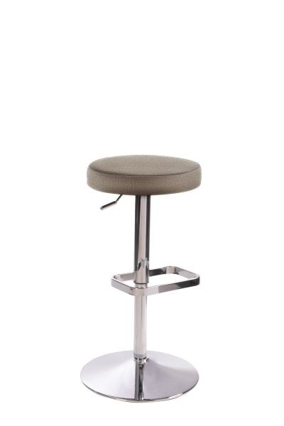 Tabouret de bar et de comptoir Mayer Sitzmöbel 1200, structure chromée, marron clair, 1200_01_30085