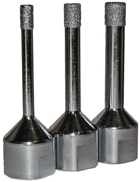 Foret diamant ELMAG Dia-CoreDrill, Ø 8x50 mm, M14 - 'brasé sous vide', 64002