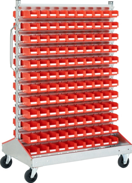 Chariot de visualisation BITO SRW21, kit galvanisé à usage bilatéral, 19519