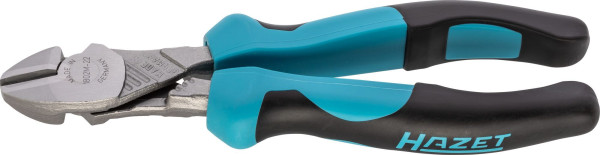 Pince coupante diagonale Hazet Kraft, norme : DIN ISO 5749, surface : polie, sablée, longueur : 180 mm, 1802M-22