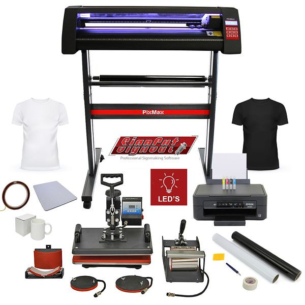PixMax Da Vinci Set Presse à transfert 5 en 1, traceur vinyle, imprimante, 27277
