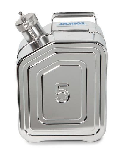 Bidon en acier inoxydable DENIOS avec bouchon à vis, volume de 5 litres, 117-351