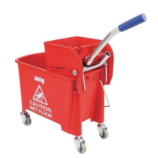 Seau à vadrouille Jantex avec presse vadrouille rouge 20L, DL912