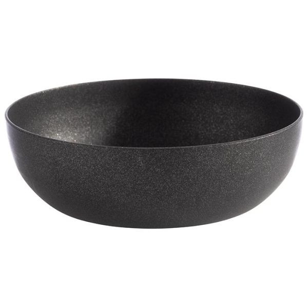 Bol APS -LEVANTE-, Ø 7,5 cm, hauteur : 2,5 cm, acier inoxydable, couleur : gris-noir, 0,05 litre, 40707